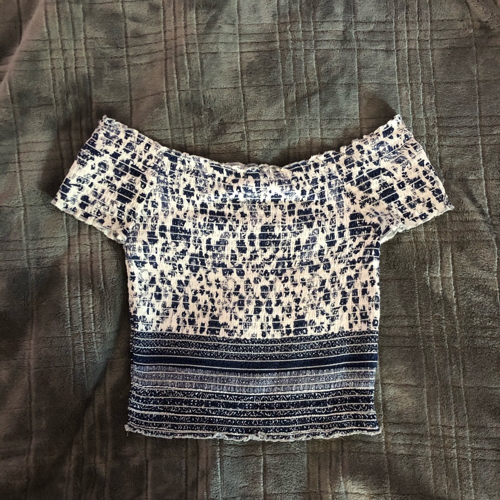 Off the shoulder top , barely worn!